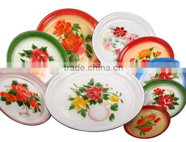 20cm porcelain made cast iron tea plate
