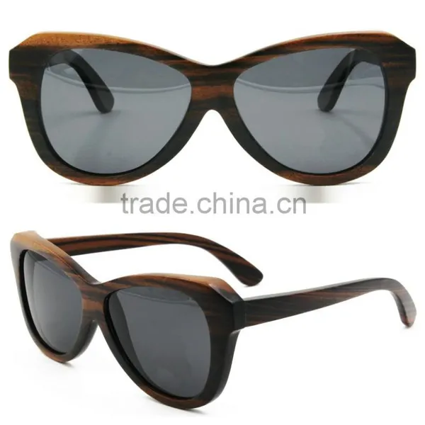 Polarized Custom Italy Design High Quality Designer Wooden Sunglasses photo-2