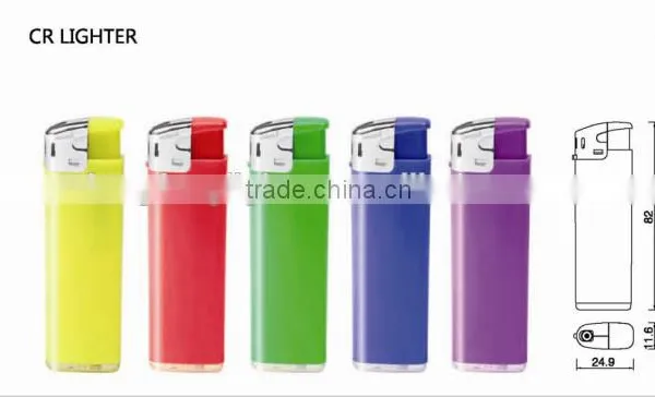 Suit and Durable Business Type Disposable Electronic Lighter With CR, ISO9994