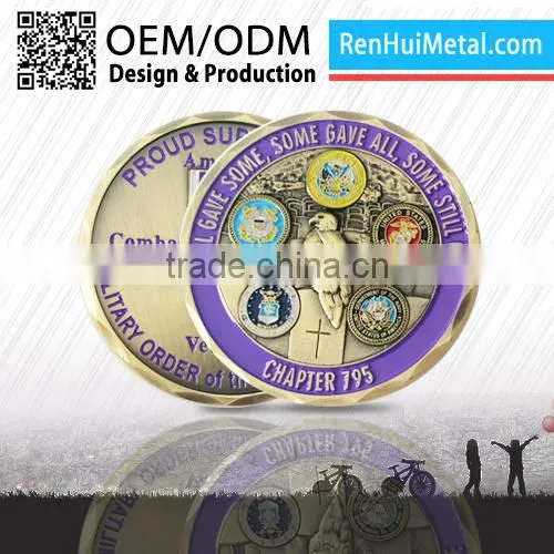 2016 China Modern Custom Souvenir American Firefighter Coins photo-3