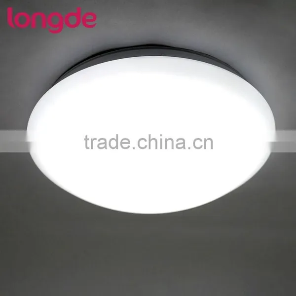 12W Single Color Milky White PMMA Cover LED Ceiling Lamp With 3 Years Warranty