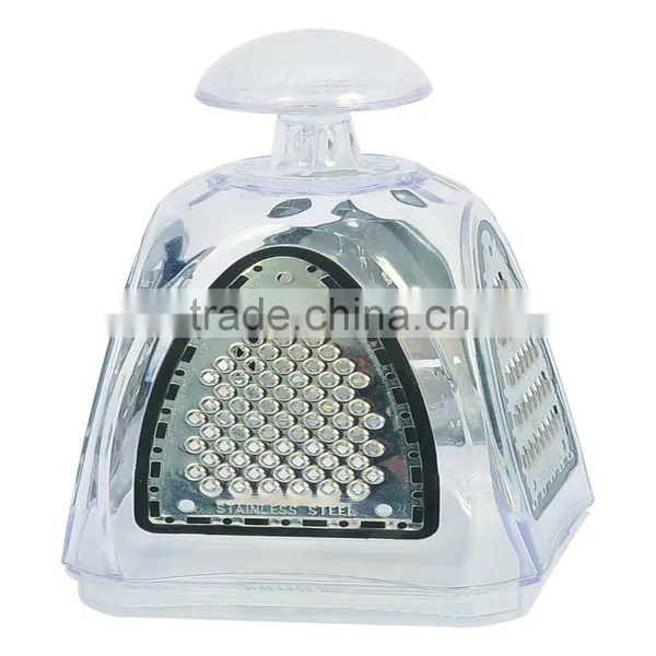 New Design Plastic 4 Sides Fruit and Vegetable Grater photo-4