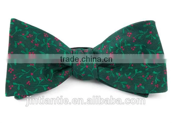 2016 New Design Custom Made Mens Jacquard Woven Polyester Bow Ties photo-6