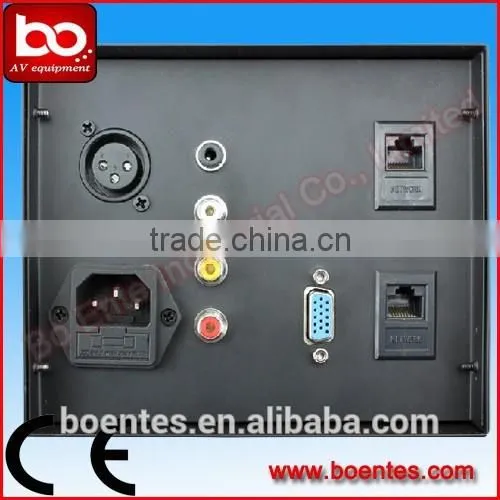 Desktop Hydraulic Pop Up AV Socket With Bottom Interface for Conference Audio-Visual Solutions photo-6