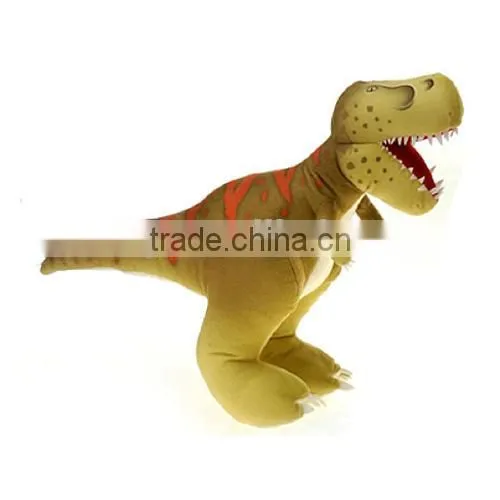 Manufactured Dino Plush Logo Imprinted Customized Mascot Stuffed Wild Animal Toys