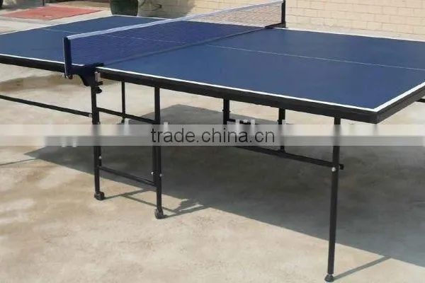 Factory Price 16mm MDF Indoor Table Tennis Table Folding up Table Tennis Table With Wheels photo-3