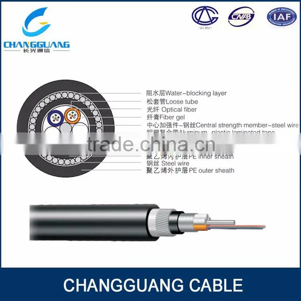 Cable Manufacturer GYTA53 33 Stranded Cable Loose Tube Underground Armored Optical Fiber Cable photo-2