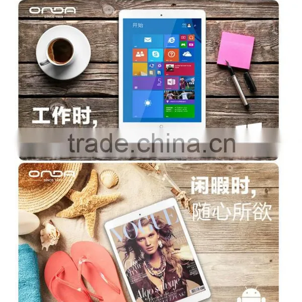 Wholesale New 9.7" Win 8.1+Android 4.4 Dual OS Intel Z3736F Quad Core 2048*1536P ONDA V919 3G Phone Call Tablet PC photo-3