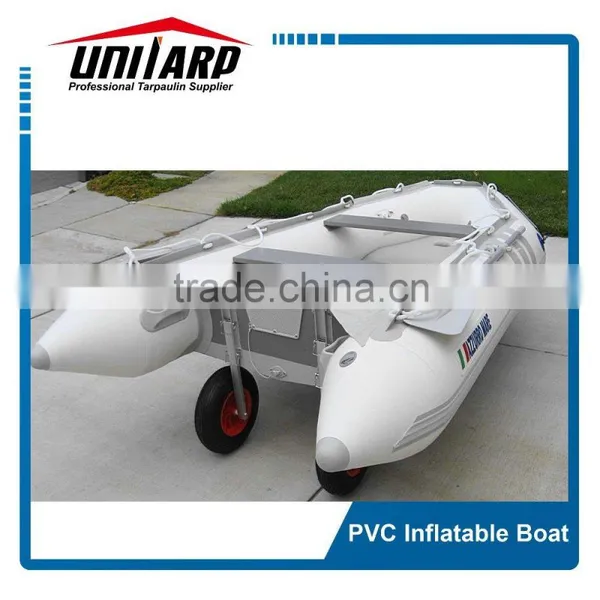 China Rib Fiberglass Hull PVC Inflatable Boat photo-2