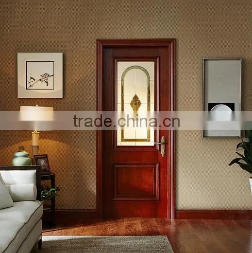 China Manufacturer Knotti Pine Wood Door
