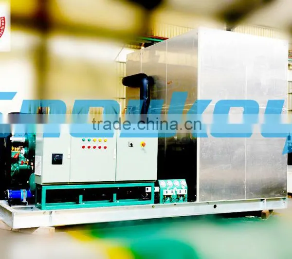 2017 High Quality 8T Plate Ice Make For Malaysia RCommercial Ice Maker Industrial Refrigration Unit photo-3