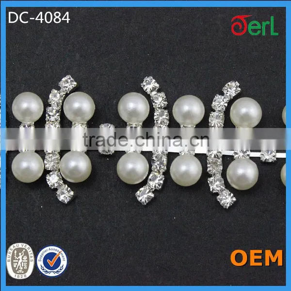 Wholesale Rhinestone Motif Rhinestone Trimming for Dress Rhinestone Chain photo-3