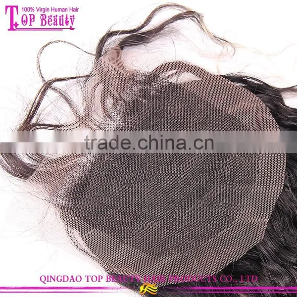 Wholesale Factory Price Two Tone Lace Closure Piece Natural Curly Ombre Hair Extension Lace Closure Front Piece photo-5