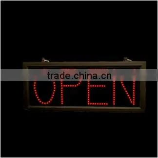 China 2016 Flashing Full Color Tube Chip Color Xxx Bus Video Led Open Sign Made in China photo-2