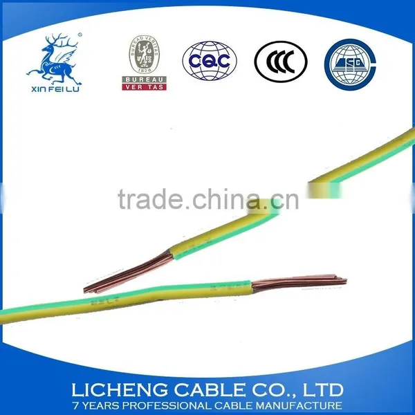 50mm2 Earth Wire PVC Insulated Solid Copper Wire Electrical Cable photo-5