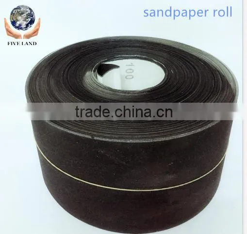 Sharp Aluminium Dry Abrasive Sandpaper Roll for Polishing Wood Wall Furniture