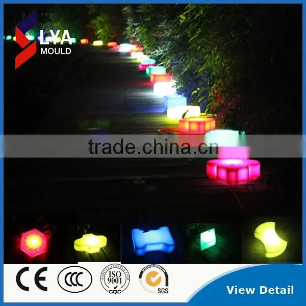 2016 New Design LED Decorative Garden Park Night Lights For Adults Nite Lite Switch Color Changing PE Palace Lantern Lamp Sizes photo-3