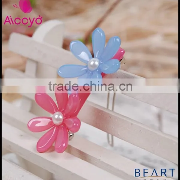 Cellulose Acetate Flower Hair Accessory Extension Hair Clip photo-3