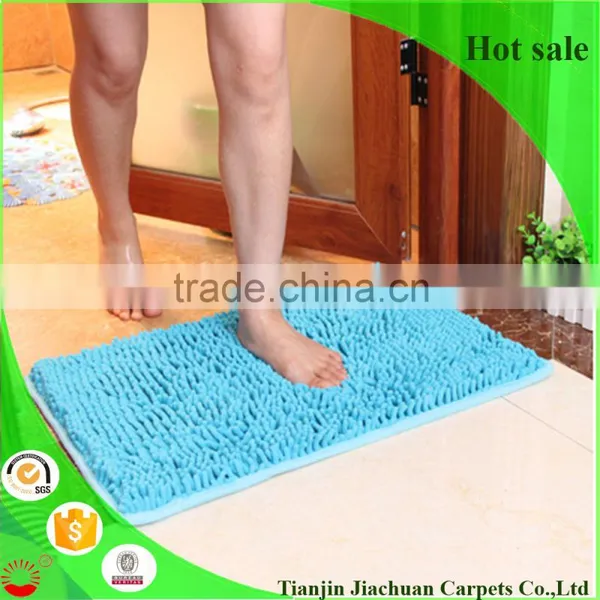 2016 Hot Sale100% Polyester Pvc Backed Bath Mat Bathroom photo-3
