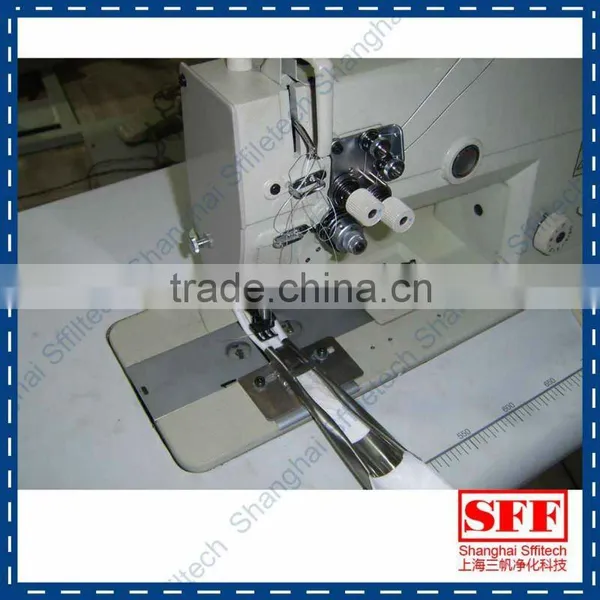 Snap ring machine for filter bag