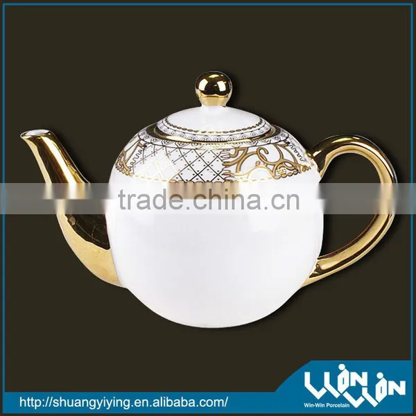 Ceramic Cheap Tea Pots in Color Box Packing Wwtp-13025