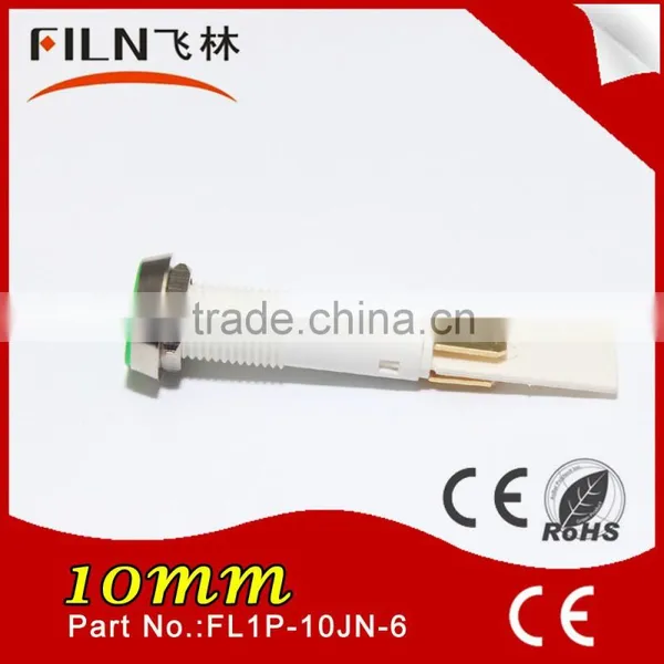 Dia 10mm High Light Red Bidirectional 12v Led Pilot Lamp photo-2