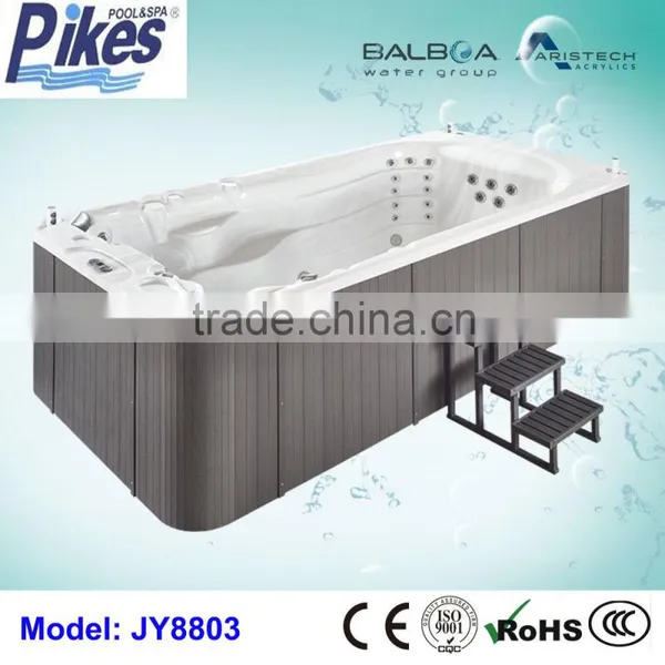 Good Quality Acrylic JY8803 Balboa System Swim Spa With Cover photo-2