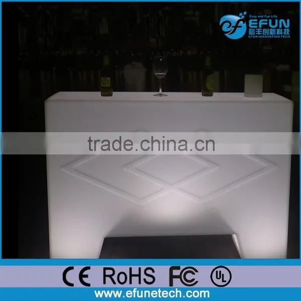 New Fashion Design Plastic Illuminated Rechargeable Bar Furniture Table,mini Led Electronic Counter photo-5