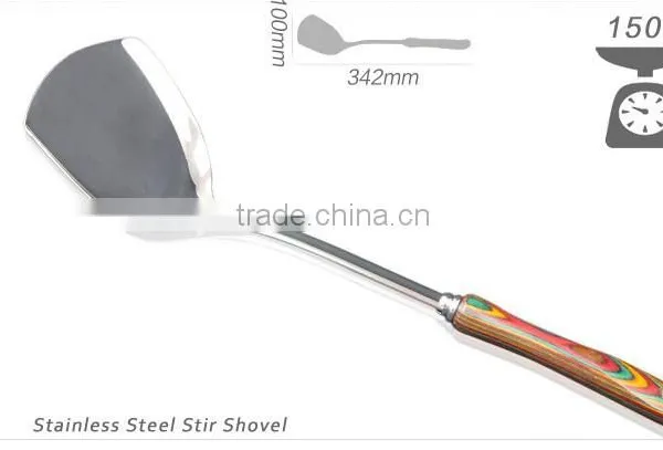 2015 Color Printing Wooden Handle Stainless Steel Kitchenware/ Kitchen Tools/Household Cooking Ware 7PCS/SET S02 photo-6
