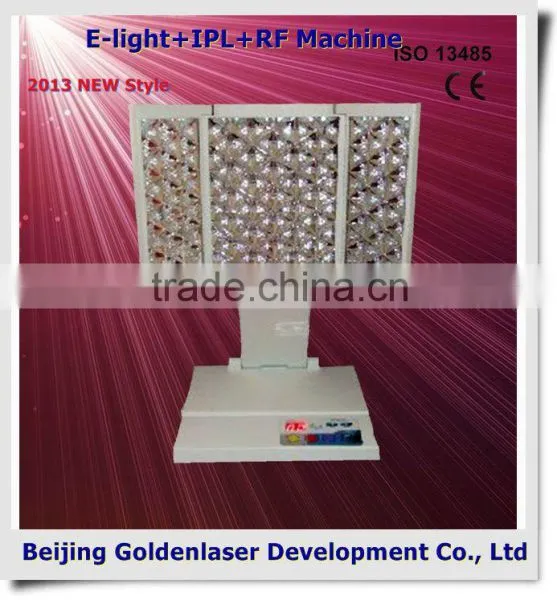 Www.golden-laser.org/2013 New Style E-light+IPL+RF Machine Synthetic Diamond Equipment