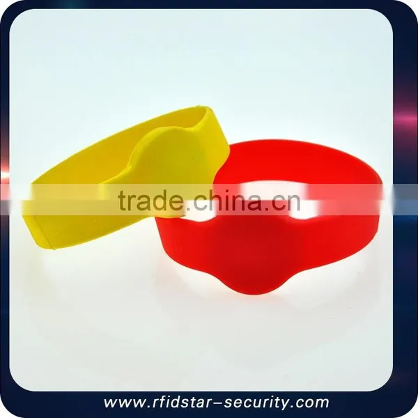 EM4100 Compatible EM ID RFID Silicone Wristband photo-3