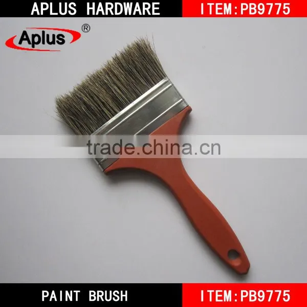 Hot Sale Plastic Handle Paint Brushes Set Cheap Boiled Bristles Paint Brush photo-2