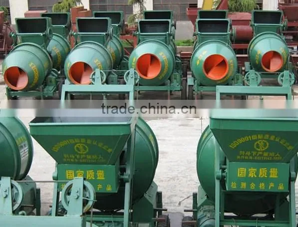 350l Manual Double Shaft Electric Concrete Mixer photo-5