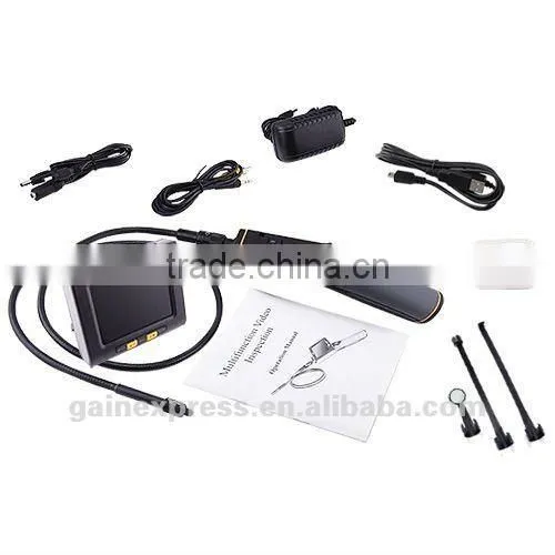 Detachable 3.5" USB Wireless Video Inspection Recordable Borescope Endoscope Camera + 1Meter Flexible Probe 12mm Camera Head photo-2