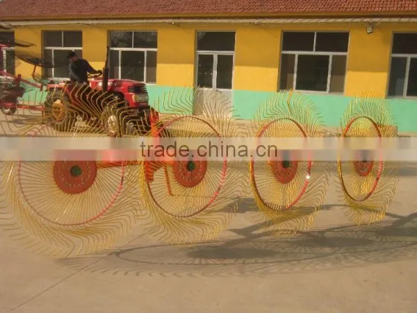 Hydraulic Traction Hay Rake With 4 Discs CE Approved photo-3
