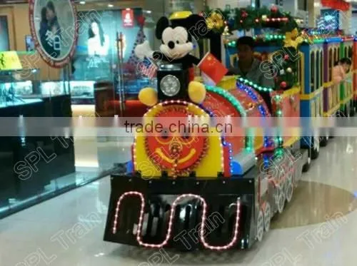 Amusement Park, Trackless Fun Train, CE Approval ,park,Shopping Mall, Indoor Outdoor Use Mini Electric Train, photo-2