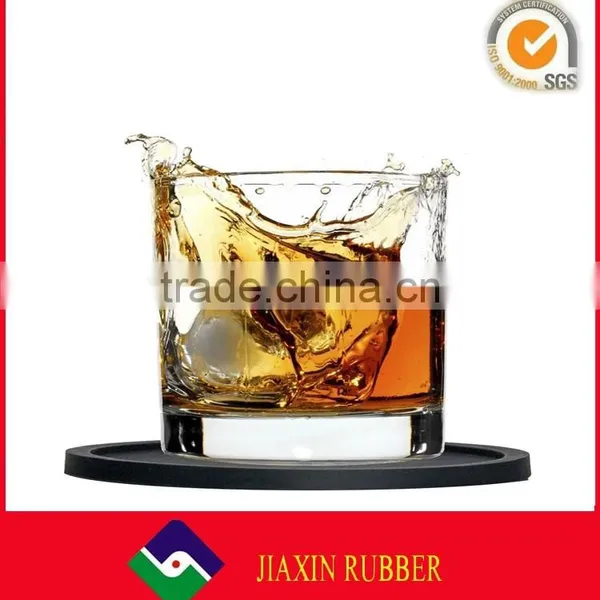 Eco-friendly Custom Printed Beer Bar Coasters, Promotional Round Shaped Silicone Coaster Sets photo-2