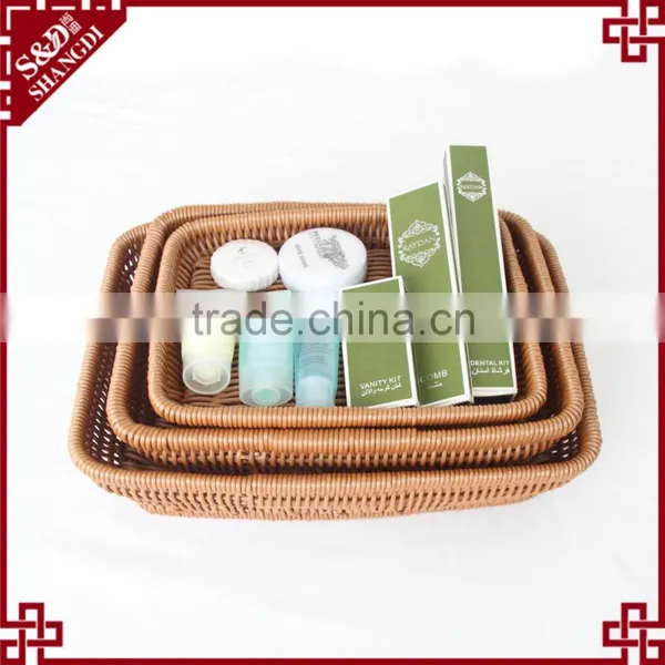 Functional Durable Rattan Handmade Fruits and Vegetable Display Basket photo-3