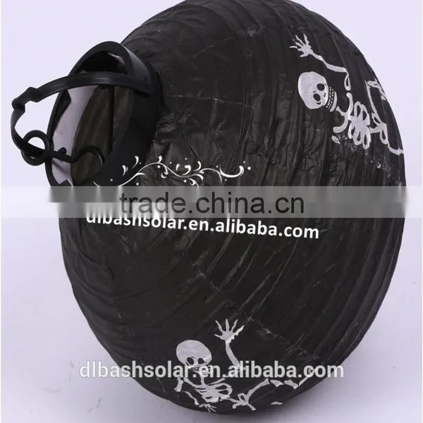Electric Hanging Pumpkin Lanterns Halloween Paper Lanterns photo-6