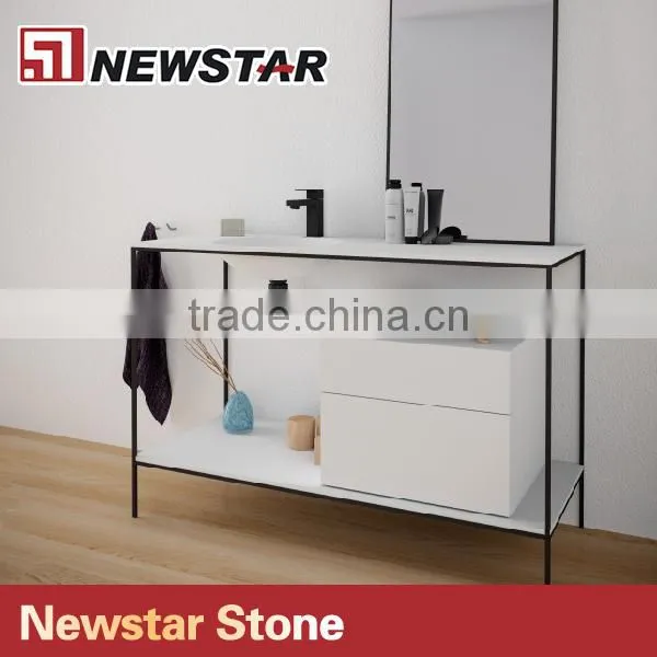 Vanity Top With Metal Furniture Base photo-2