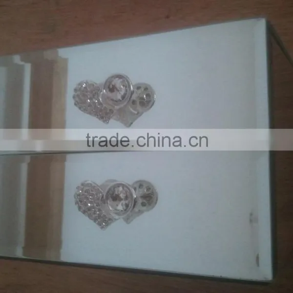 Hot Sales Handmade Mirrored Jewelry Boxes With 2 Drawers photo-3
