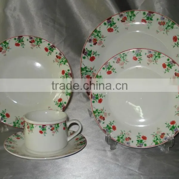Wonderful and Fine Decaled Ceramic Dinner Set photo-2