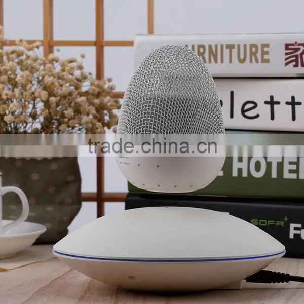 Magnetic Floating Levitation Bluetooth Loudspeaker Box, Wireless Egg Shape Glowing Voice Box photo-3