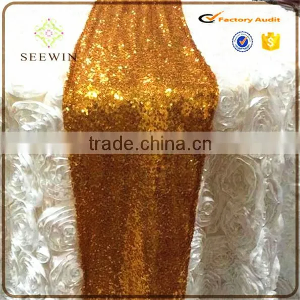 Lycra Sequin Table Runner for Banquet /home Use/party Use photo-3