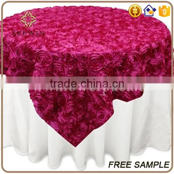 Ornate Rosette Table Cloth for Wedding/party/show photo-4