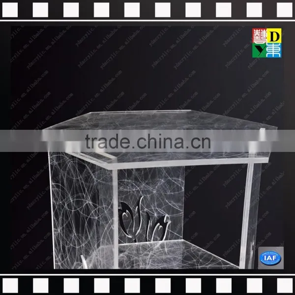 High Quality Transparent Display Stand Holder Custom Acrylic Clear Coffee Table photo-3