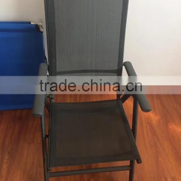 7 Positions Adjustable Folding Aluminum Garden Chair photo-2