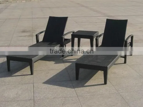 Adjustable Outdoor Rattan Daybed Lounger photo-4