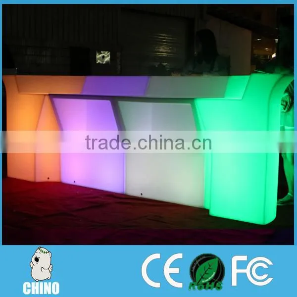 Mosaic Outdoor Leisure Furniture Open-air Bar Led LED Light Bar Colorful Counter photo-2