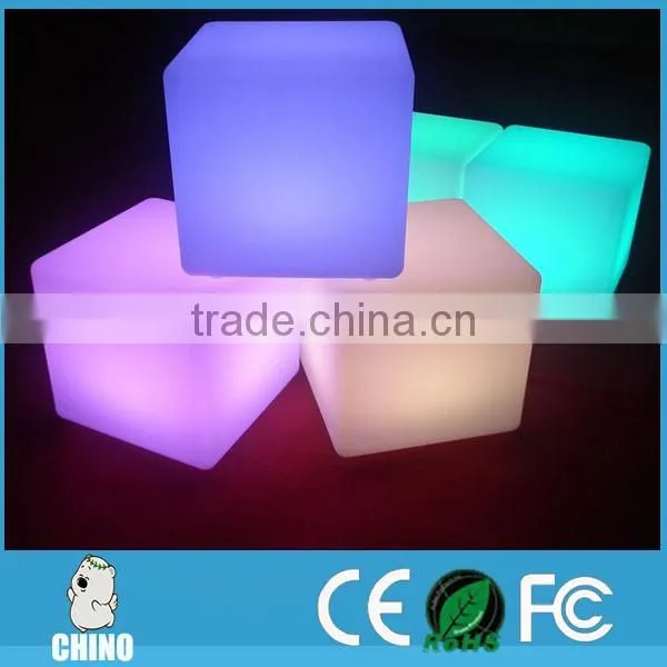 Hot Sale Illuminated Light Cube/Waterproof LED Glowing Chair photo-3